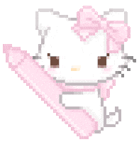 Hello Kitty Cat Sticker
