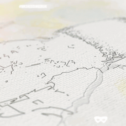 Painting Maskedsinger GIF by The Masked Singer UK & The Masked Dancer UK