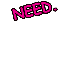 Need Sticker by Jen K Designs