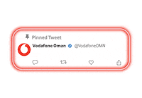 Together We Can Twitter Sticker by Vodafone Oman