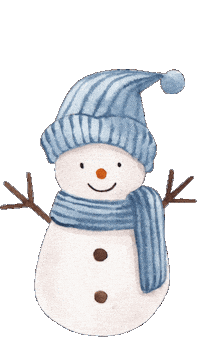 Winter Boneco De Neve Sticker