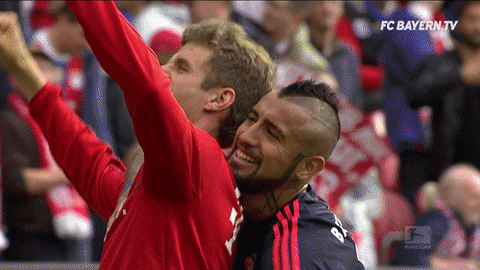 fans celebrate GIF by FC Bayern Munich