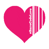 Valentines Day Heart Sticker by The Barre Code