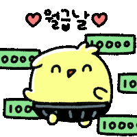 Money Chick Sticker