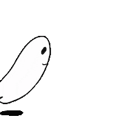 WhiteLphant halloween ghost boo boooo Sticker