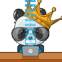 Work Mood Sticker by PandaPals
