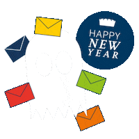 Happy New Year Post Sticker by Ruhr-Universität Bochum