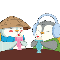 Happy Ice Cream Sticker by Pudgy Penguins