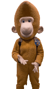 MasterHoteis kids master macaco topete Sticker