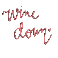 Wine Down Sticker
