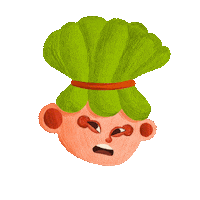 Shocked Girl Sticker