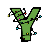 Christmas Lights Sticker