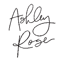 Logo Script Sticker by Ashley Rose Clothing
