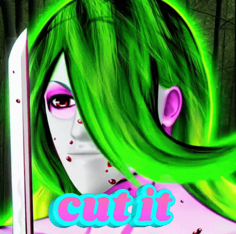 Threaten Cut It GIF by The LSD Hotel
