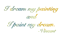 Words Vincent Sticker