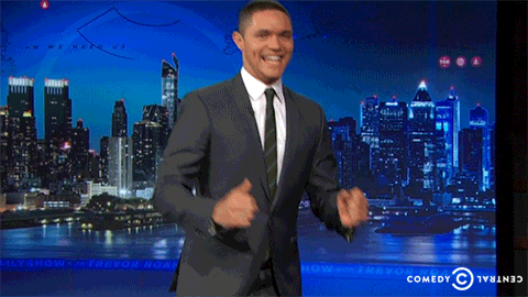 Happy Lets Go GIF by The Daily Show with Trevor Noah