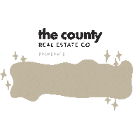 Thecountyrealestateco new realestate beige newlisting Sticker