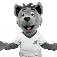 RimparerWoelfe smile handball wolf grey Sticker