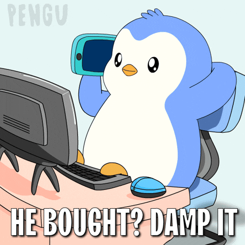 Penguin Talking GIF by Pudgy Penguins