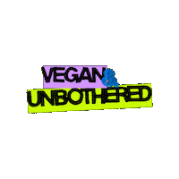 Happy Vegan Sticker by Jennifer Greenhill