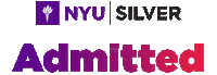 Admitted Sticker by NYU Silver