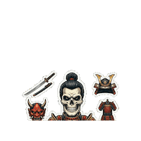Te Amo Skull Sticker