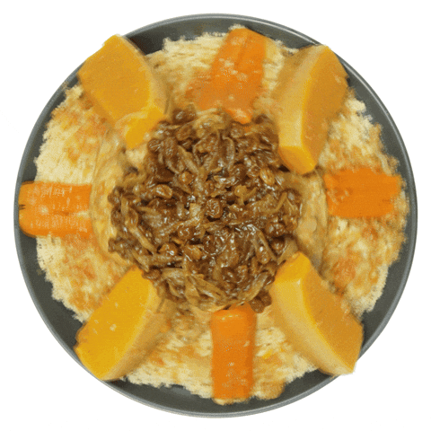 morokistankitchen couscous sweetoniontopping couscoustfaya tfayarecipe GIF