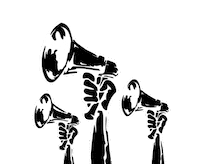 bpm megaphone Sticker by Big Picture Media
