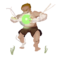 Angry Fight Sticker