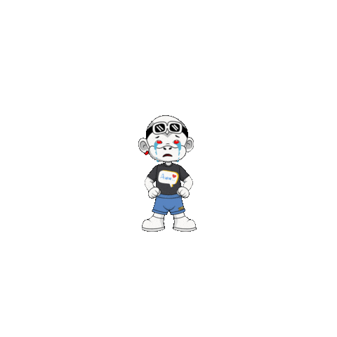 Oh No Crying Sticker by Zhot