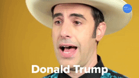 Sacha Baron Cohen Does Donald Trump
