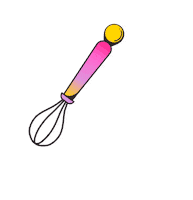 LiveAndBreathe baking mix whisk bemore Sticker