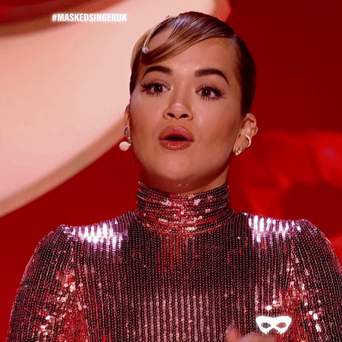 Rita Ora GIF by The Masked Singer UK