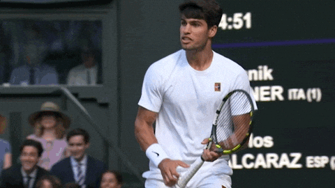 Carlos Alcaraz GIF by Wimbledon