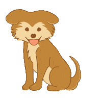 Happy Dog Sticker