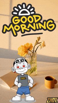 Gm Gif GIF by Zhot