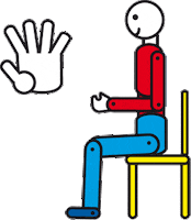 people finger STICKER