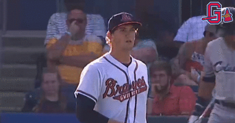 break mound visit GIF by Gwinnett Braves