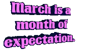 March Sticker by OpticalArtInc.