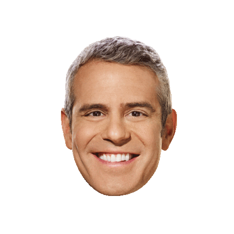 andy cohen heart Sticker by Bravo TV