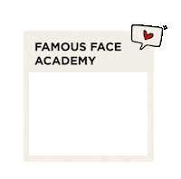 Sticker by Famous Face Academy