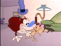 ren and stimpy nicksplat GIF