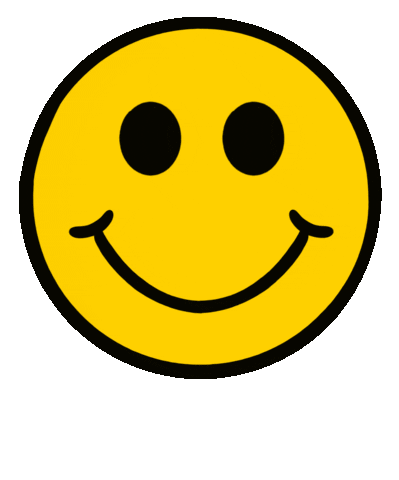 Happy Smiley Face Sticker by Nikki Méndez