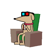 Bassrootz animation dog movie sticker Sticker