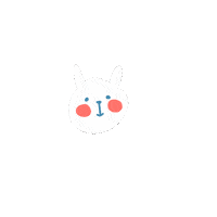 Moonsgif happy smile kawaii flower Sticker