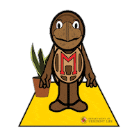 Umd Testudo Sticker by umdreslife