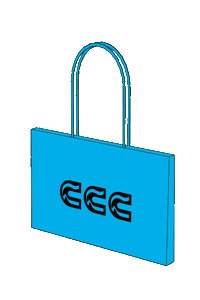 Chile Tote Sticker by Cine CCC
