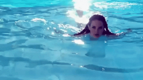 Shades Of Cool Swimming GIF by Lana Del Rey