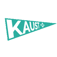 Turquoise Pennant Sticker by King Abdullah University of Science and Technology (KAUST)