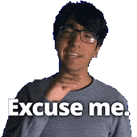 Sorry Excuse Me Sticker